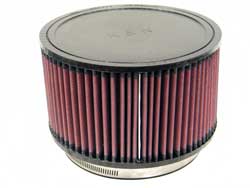 K&N RU-1850 UNIVERSAL Clamp-On Air Filter 6"ID FLG X 1 L, 7-1/2"OD, 4-1/2"H Photo-0 