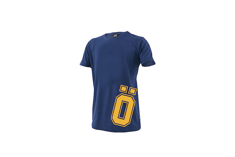 OHLINS 11324-02 T-Shirt Ö 100% combed cotton, Blue / Yellow Size S Photo-0 