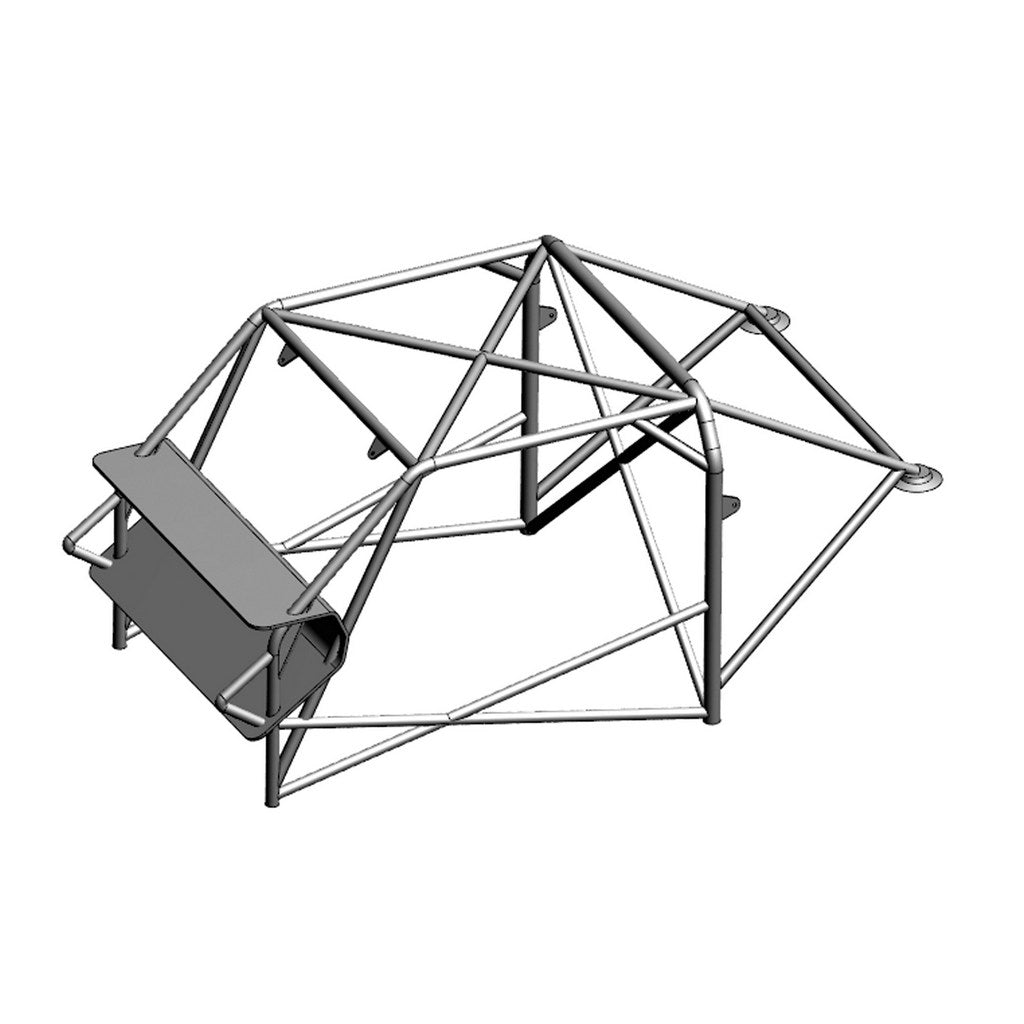 OMP AB0-0106-252AW Roll Cage for MITSUBISHI Lancer EVO 9 2006- Photo-0 