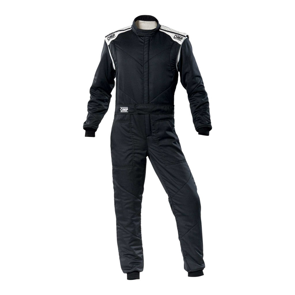 OMP IA0-1828-E01-071-52 Racing Suit First-S MY2020, FIA 8856-2018, Black, Size 52 Photo-0 