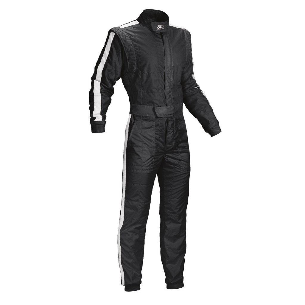 OMP IA0-1842-B01-071-48 Racing Suit One Vintage MY2021, FIA 8856-2018, Black / White, Size 48 Photo-0 