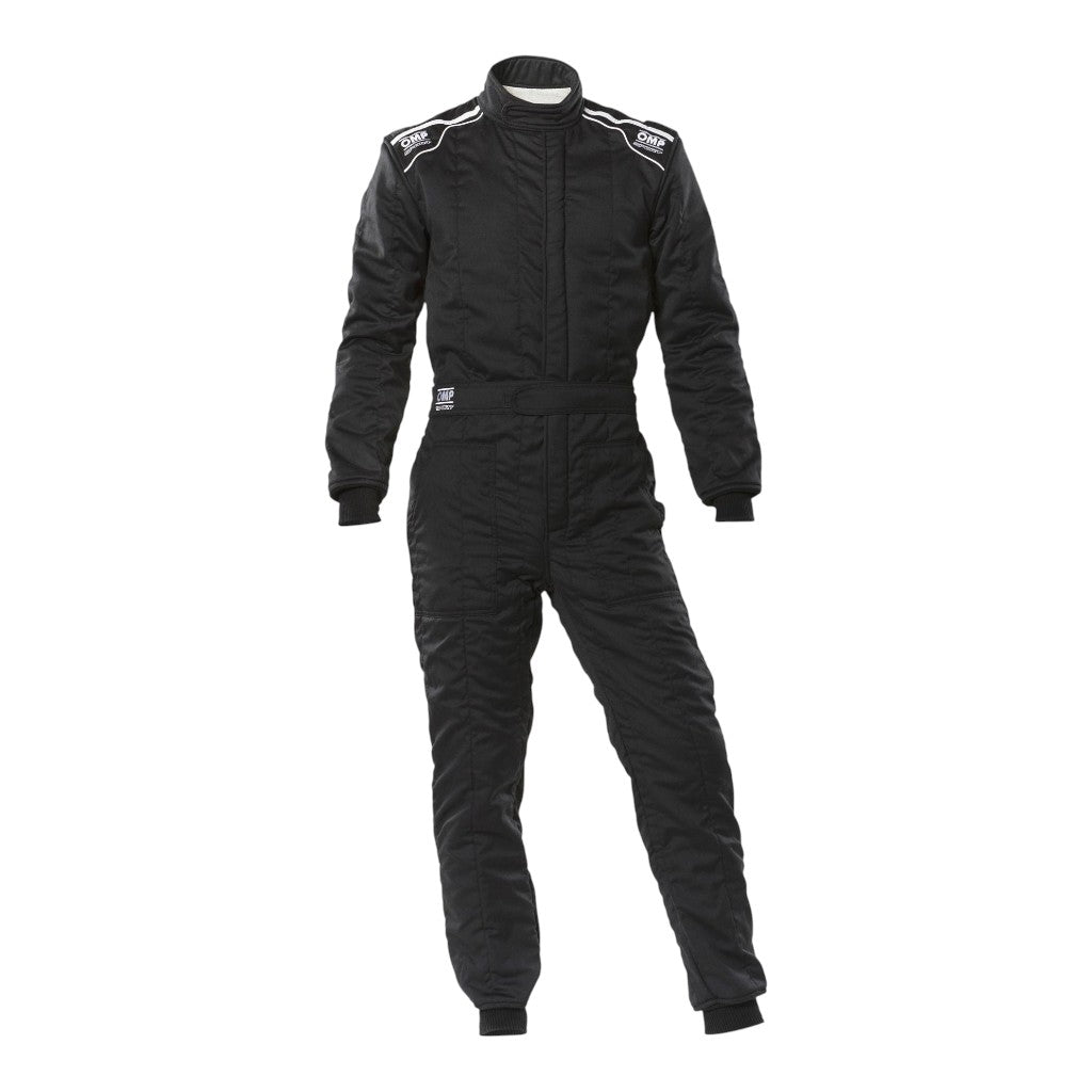 OMP IA0-1847-C01-071-L Racing Suit Sport MY2020, FIA 8856-2018, Black, Size L (54-56) Photo-0 
