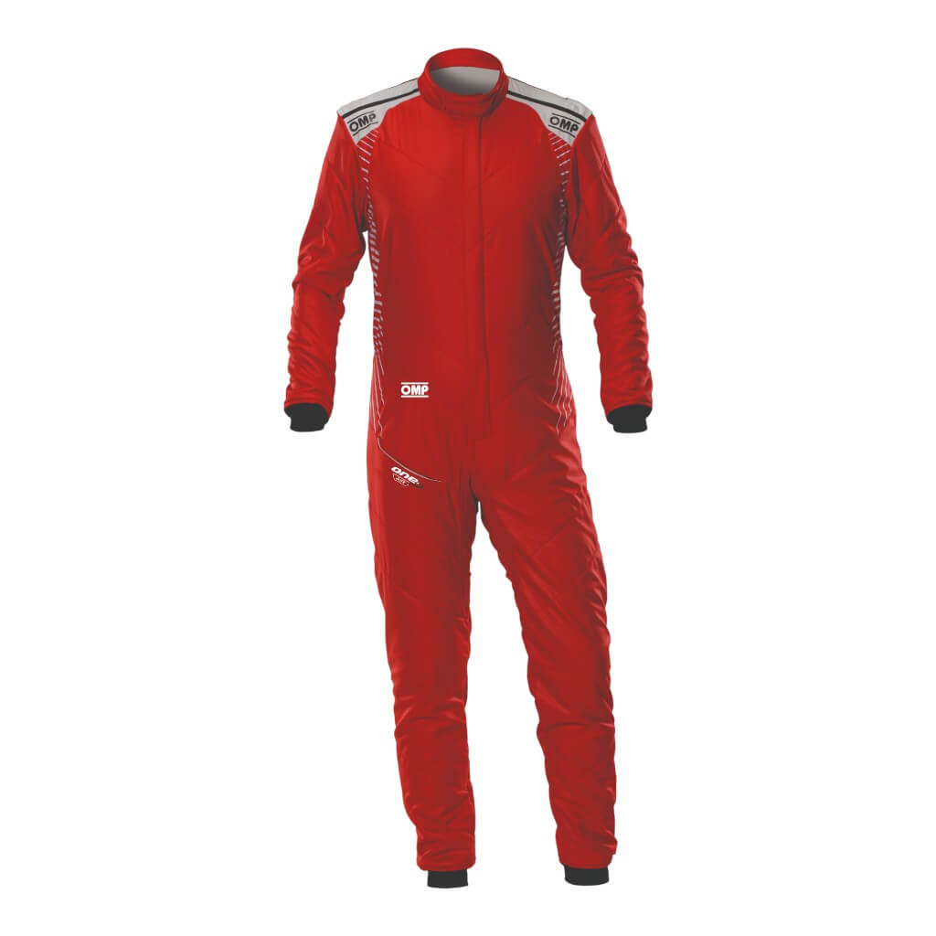 OMP IA0-1876-A01-063-48 Racing Suit One-S Air, FIA 8856-2018, Red/White, Size 48 Photo-0 