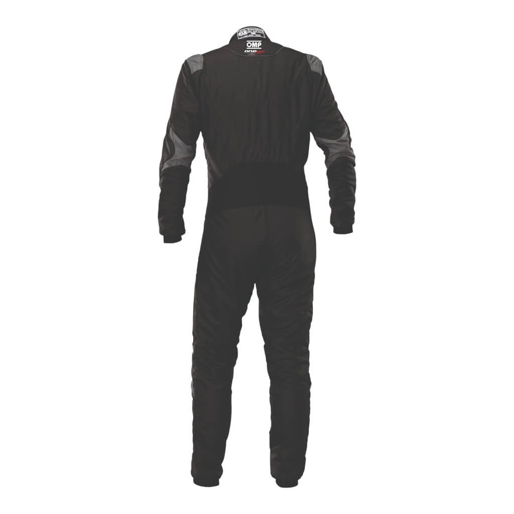 OMP IA0-1879-A01-071-56 Racing Suit One Evo Air, FIA 8856-2018, Black/Medium Gray, Size 56 Photo-1 