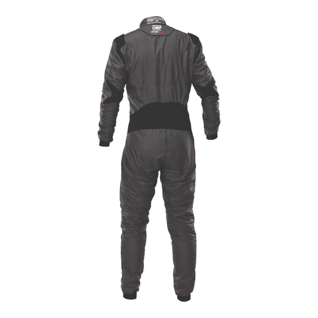 OMP IA0-1879-A01-282-64 Racing Suit One Evo Air, FIA 8856-2018, Medium Gray/Black, Size 64 Photo-1 