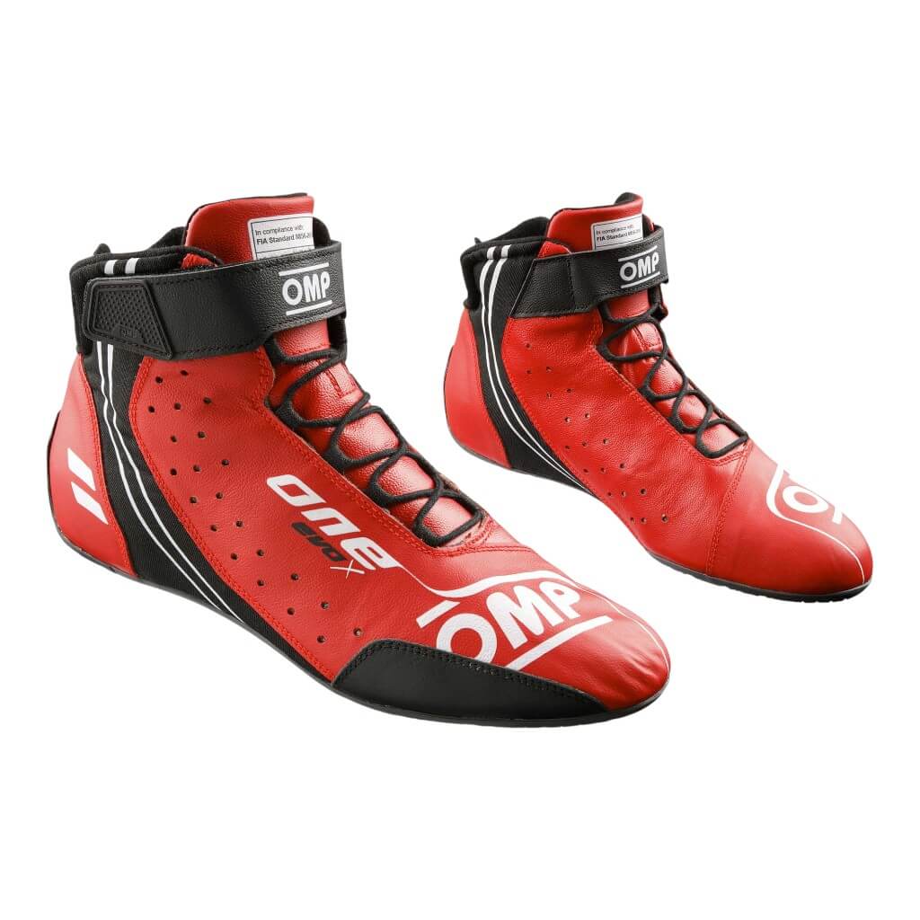 OMP IC0-0833-A01-061-41 Shoes One Evo X MY2024 FIA 8856-2018, Red, Size 41 Photo-0 