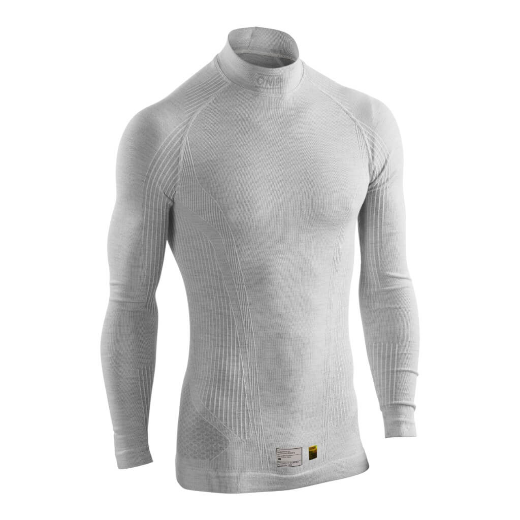 OMP IE0-0803-A01-025-ML Underwear Top Tecnica Evo MY2026, FIA 8856-2018, Silver, Size M/L Photo-0 