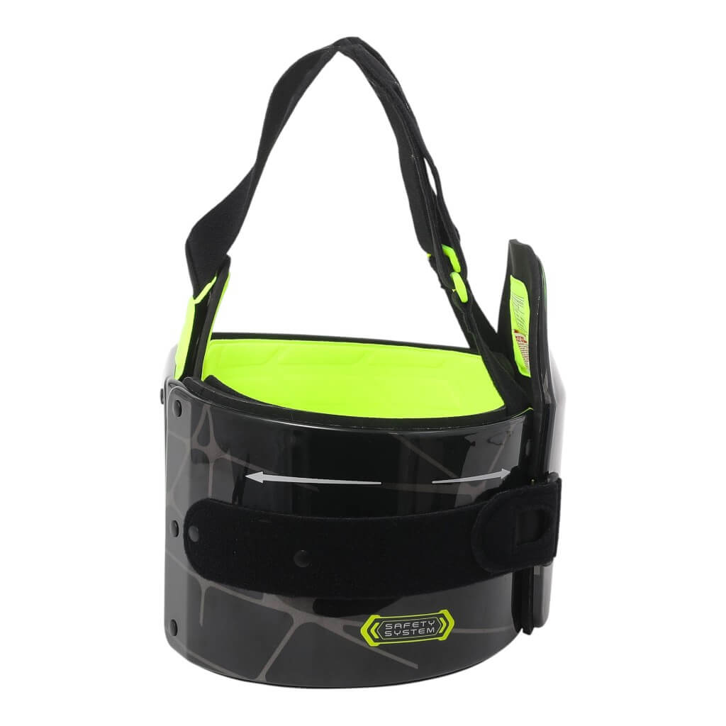 OMP KK0-0049-B01-178-XLW Karting Body Protection KS-1 Pro, Black/Fluo Yellow, Size XL-Wide Photo-2 