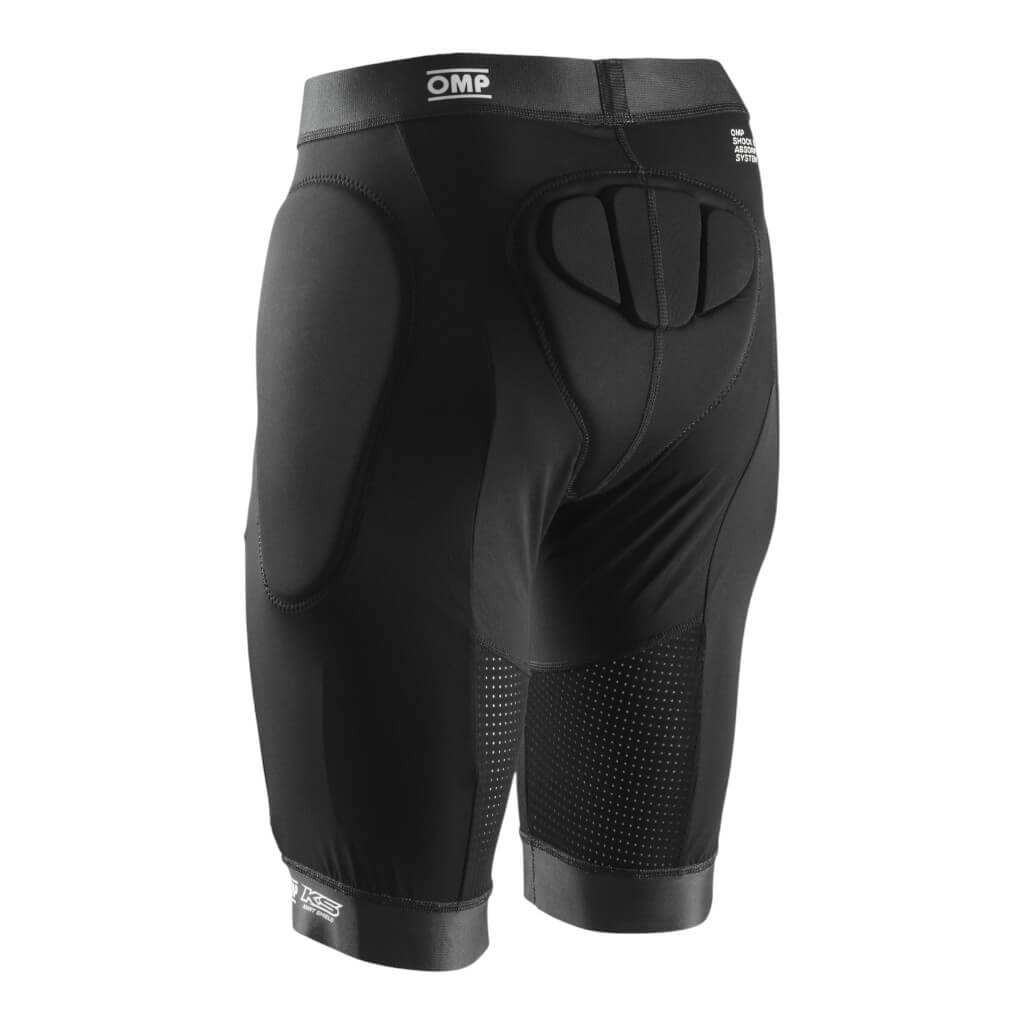 OMP KK0-4013-071-XXL Padded Kart Shorts, Black, Size 2XL Photo-1 