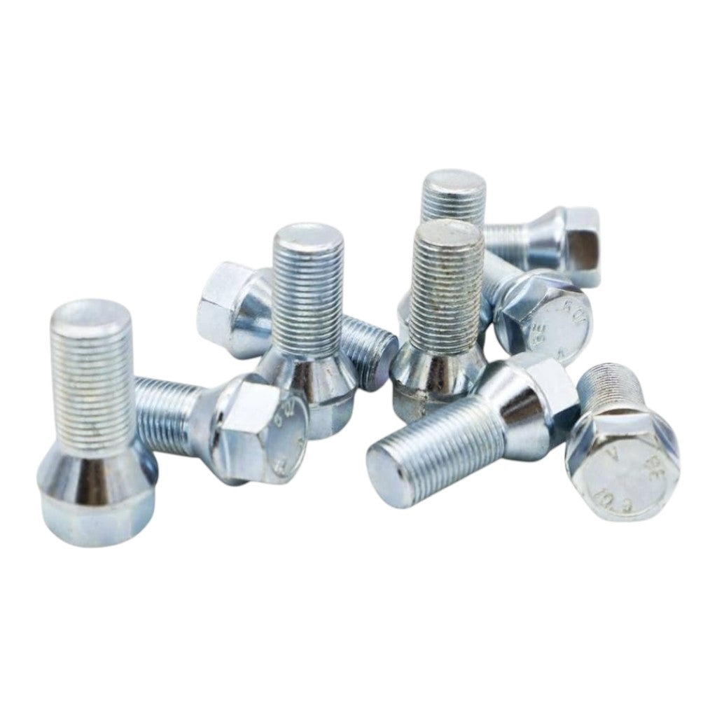 OMP OMPS09201402 Short Head Bolt for Wheel Spacer M14 x 1.25, Silver, 10pcs Photo-0 