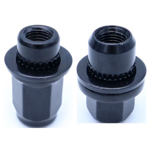 OMP OMPS09481201 Wheel Nut With Flat Washer M12X1.50 Hex 21 L: 47mm W: 30mm Black 24/BOX Photo-0 