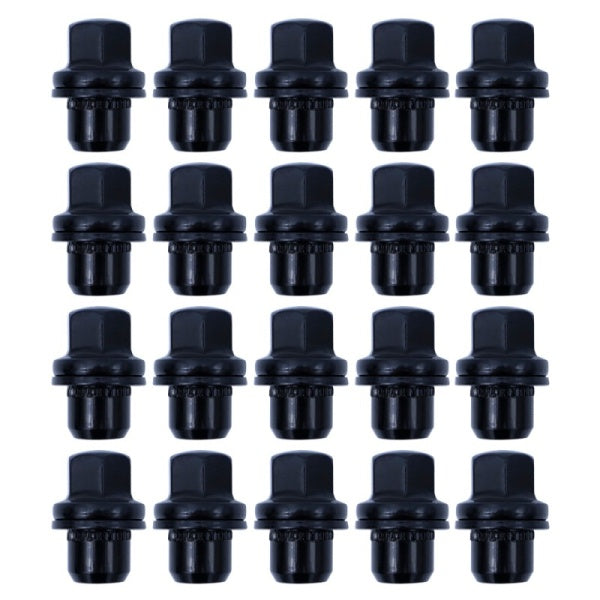 OMP OMPS09481201 Wheel Nut With Flat Washer M12X1.50 Hex 21 L: 47mm W: 30mm Black 24/BOX Photo-1 