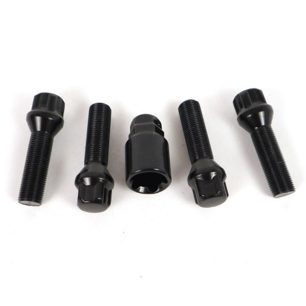 OMP OMPS09834001 Locking bolt M14x1.5 Hex: 17/19 L: 40mm Over all length: 65mm Cone Black 4+1/Blister Photo-0 