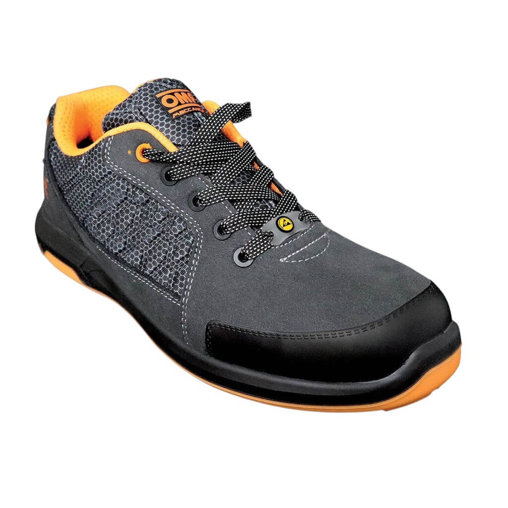 OMP OMPS90014720 Pro Sport Safety Mechanic's shoes, black/orange, size 47 Photo-0 