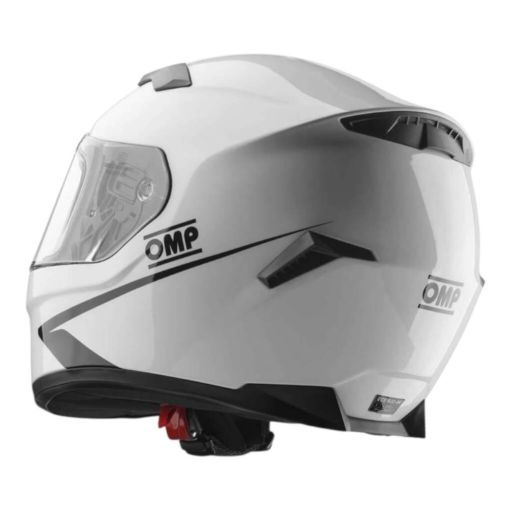 OMP SC0-0616-A01-020-XS Full-Face Karting Helmet Circuit Evo2, White, Size XS Photo-1 