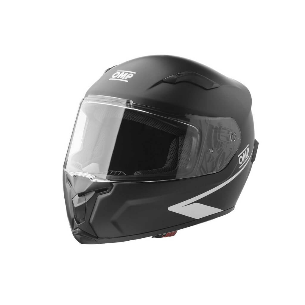 OMP SC0-0616-A01-170-L Full-Face Karting Helmet Circuit Evo2, Matt Black, Size L Photo-0 