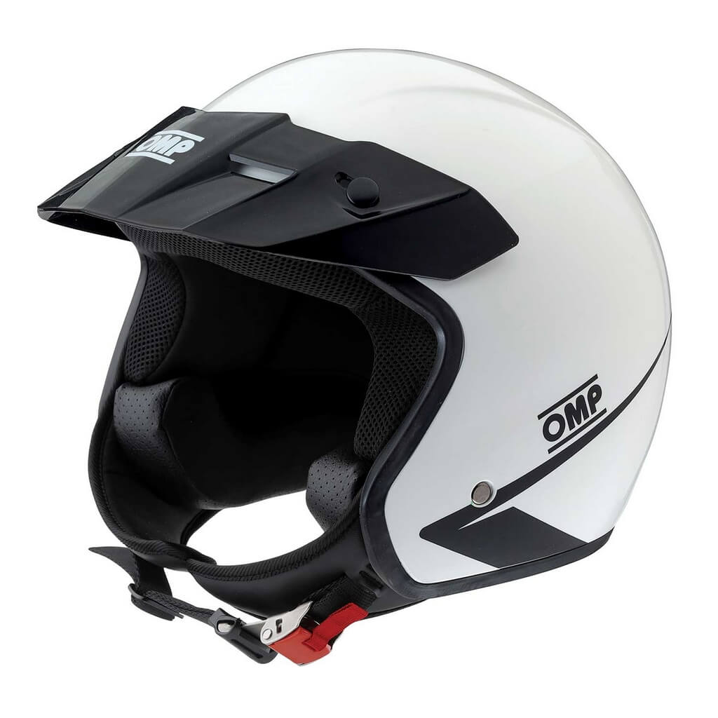 OMP SC0-0617-A01-020-M Open-Face Karting Helmet Star MY2024, White, Size M Photo-0 