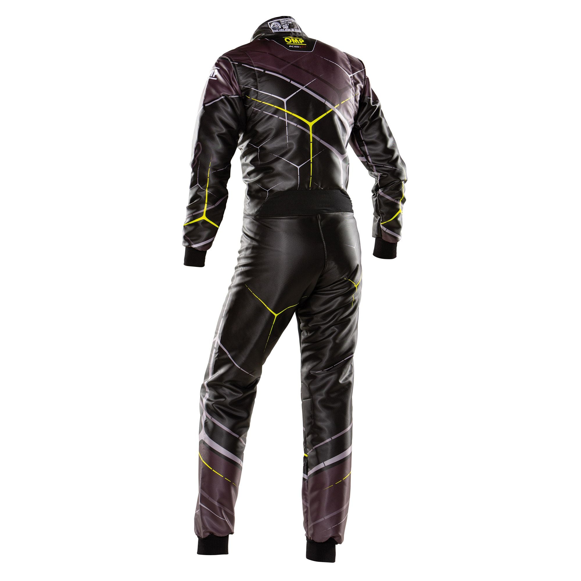 OMP KA0-1726-B01-178-48 (KK01726E17848) KS ART my2022 Karting suit, CIK, black/yellow fluo, size 48 Photo-1 