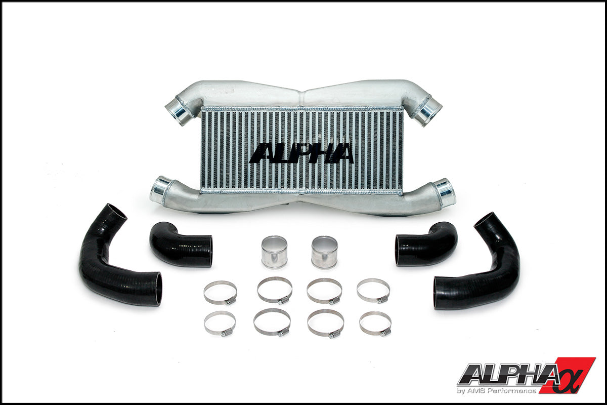 AMS ALP.07.09.0007-1 Front Mount Intercooler for ALPHA IC piping NISSAN R35 GT-R (with logo) Photo-1 