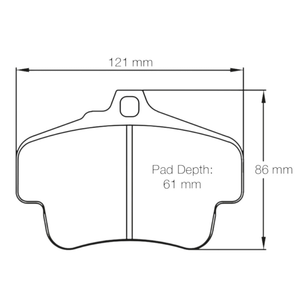 PAGID 2405-RSL29 Rear Brake Pads for PORSCHE 996 Carrera / GT3 / Turbo / 987 Boxter S / Cayman S/R Iron Brakes Photo-1 