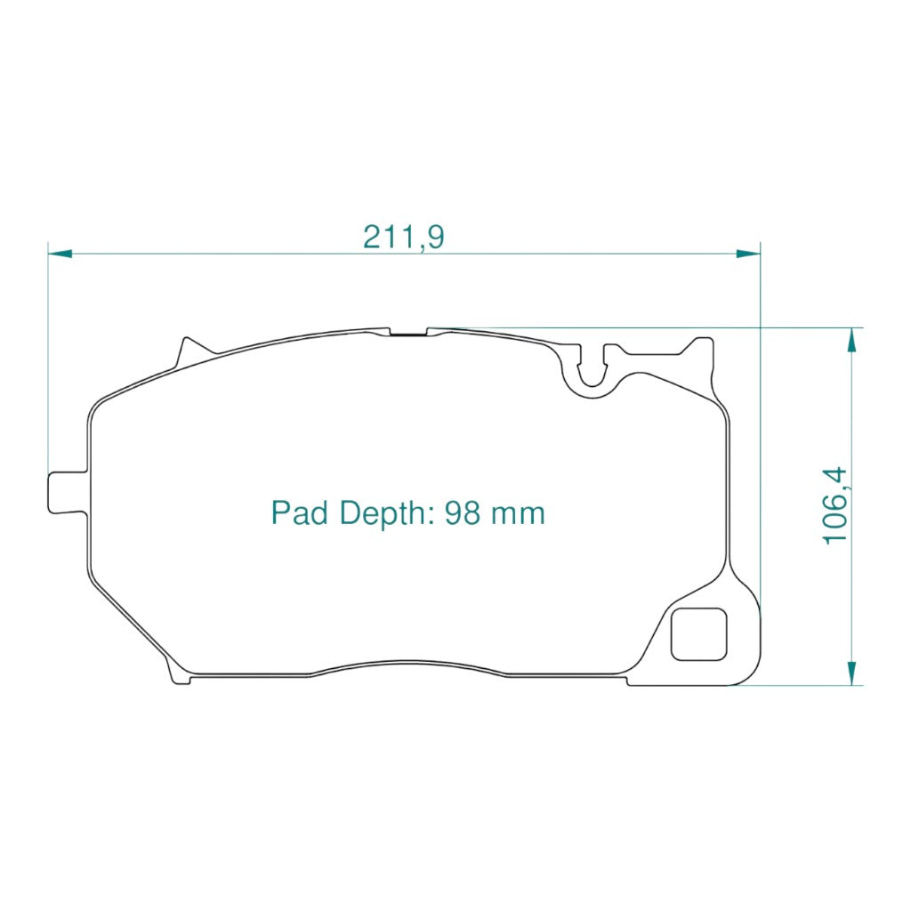 PAGID 8295-RSC1 Front Brake Pads for LAMBORGHINI Urus / BENTLEY Bentayga / PORSCHE Cayenne GTS / Cayenne Turbo S / AUDI RSQ8 (4M) / RS6 / RS7 (C8) Photo-1 