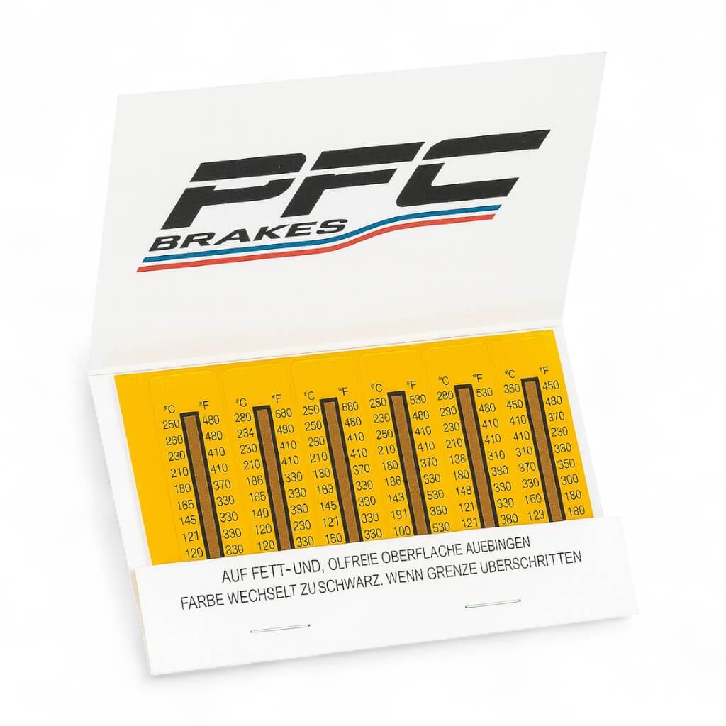 PFC 032.0007 Temperature Caliper Labels 121 C to 280 C (Book of 10 Labels) Photo-0 