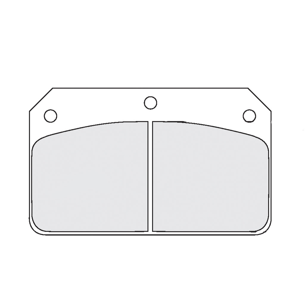 PFC 7752.68.12.44 Brake Pads 68 CMPD 12 mm for Wilwood 4-Piston Caliper Photo-0 