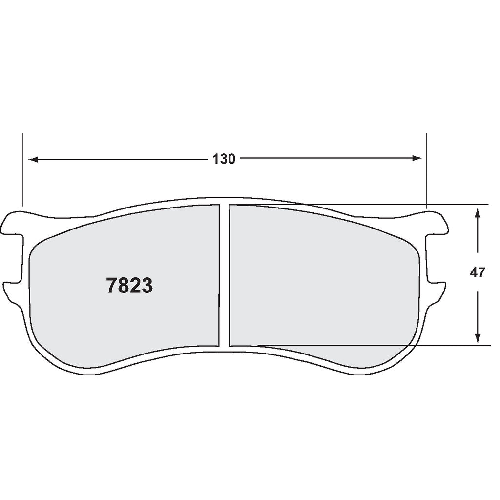 PFC 7823.97.29.44 Brake Pads RACE 97 CMPD for PORSCHE 911 GT2 / GT3RS (996) / GT2 / GT3 (997) Photo-0 