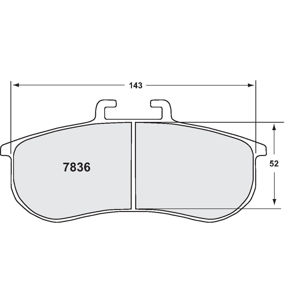 PFC 7836.01.31.44 Brake Pads RACE 01 CMPD for PORSCHE 911 GT2 / GT3RS (996) Photo-0 