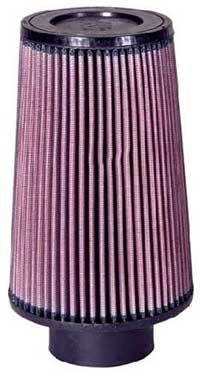 K&N RU-5122 UNIVERSAL Clamp-On Air Filter 3-1/4"FLG, 5-1/2"B, 4-11/16"T, 8"H Photo-0 