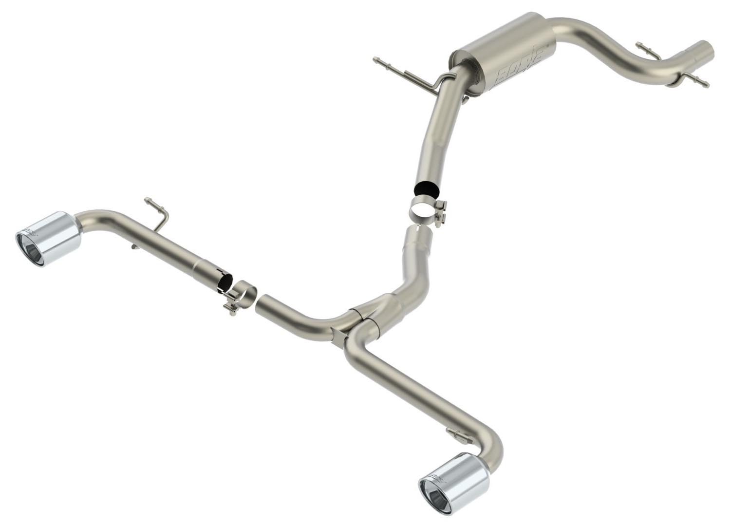 BORLA 140347 Cat-Back Exhaust System Volkswagen GTI 2010-2014 Photo-1 