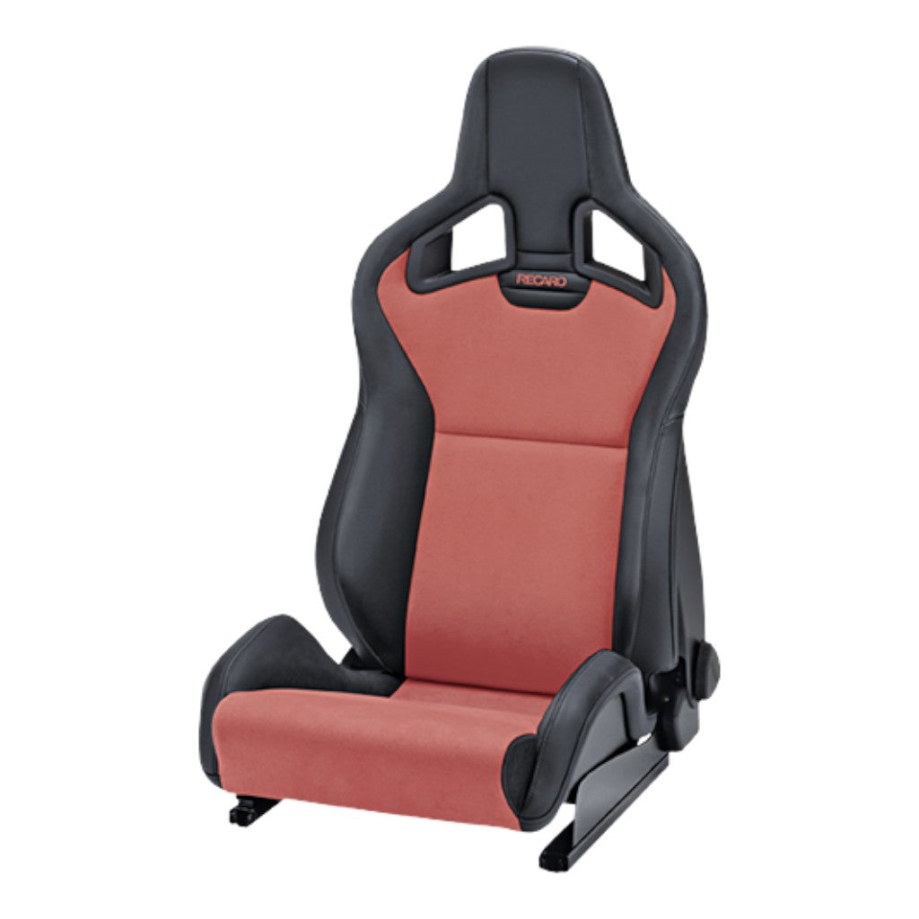 RECARO 410.10.2585 Right Heated Sport Seat Sportster CS, Artificial Leather Black / Dinamica Red Photo-0 