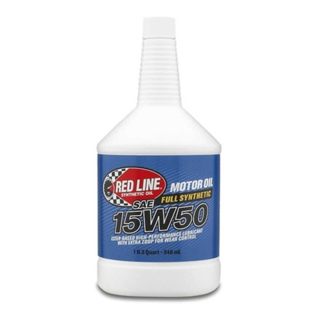 RED LINE OIL 11504 High Performance Motor Oil 15W50 0.95 L (1 qt) Photo-0 