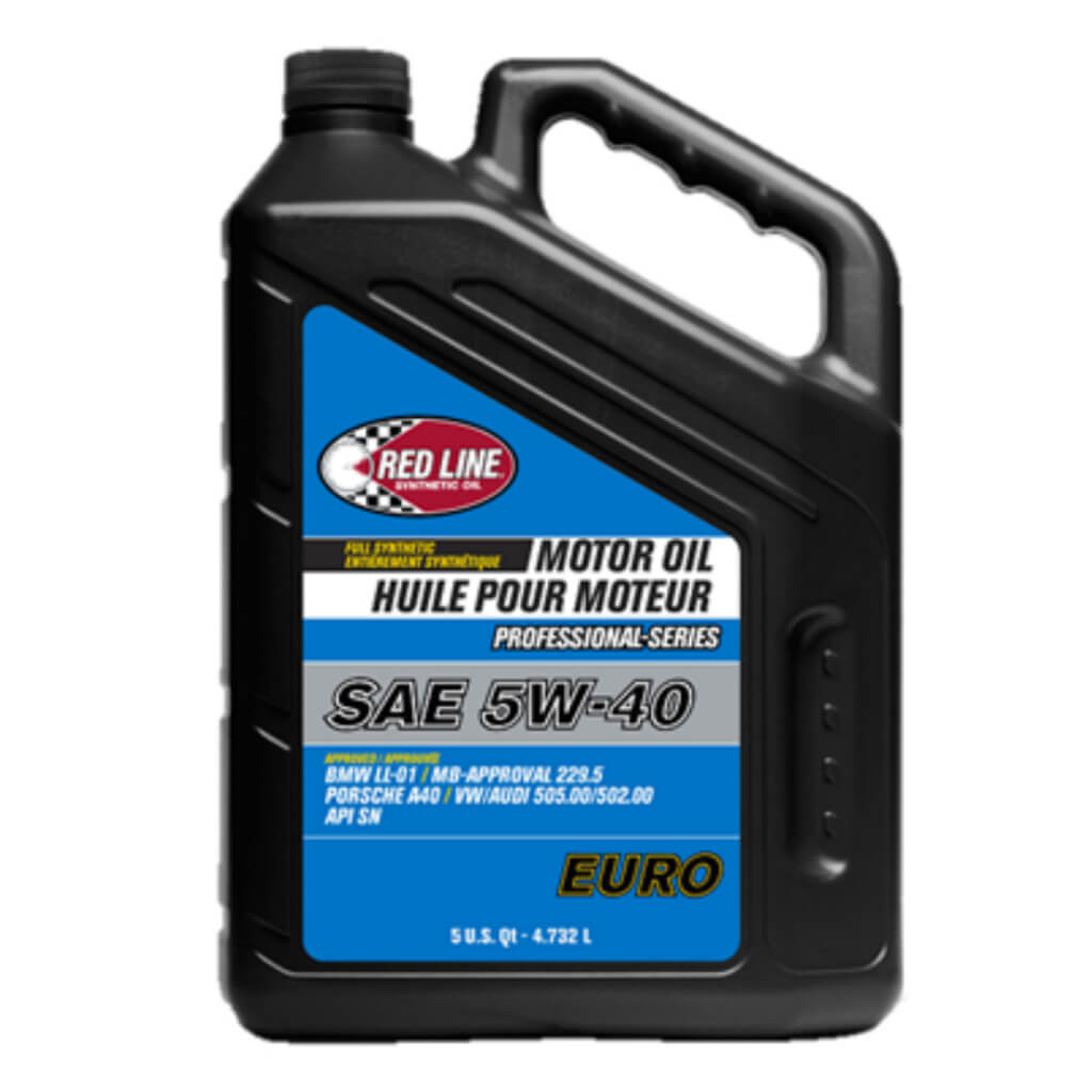 RED LINE OIL 12905 Professional Series EURO Motor Oil 5W40 4.73 L (5 qt) Photo-0 