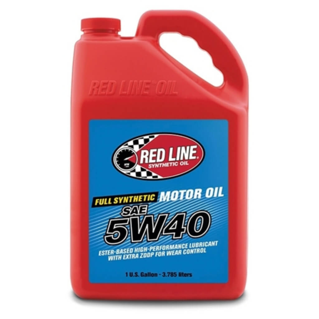 RED LINE OIL 15406 High Performance Motor Oil 5W40 18.93 L (5 gal) Photo-0 