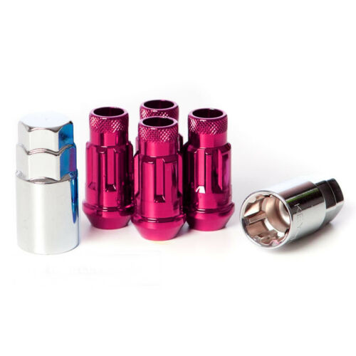 MUTEKI 32902K Lug nuts kit SR48 LOCK SET 12X1.50 48mm PINK Photo-0 