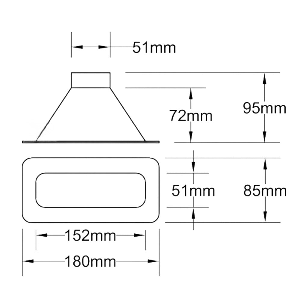 SANDTLER 194094 Air Inlet Vent 51 mm Photo-1 