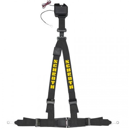 SCHROTH 11010 Seat Belt Asm-autocontrol 2 3-point 50 mm (2“) Left, ECE, Black (Yellow Logo) Photo-0 