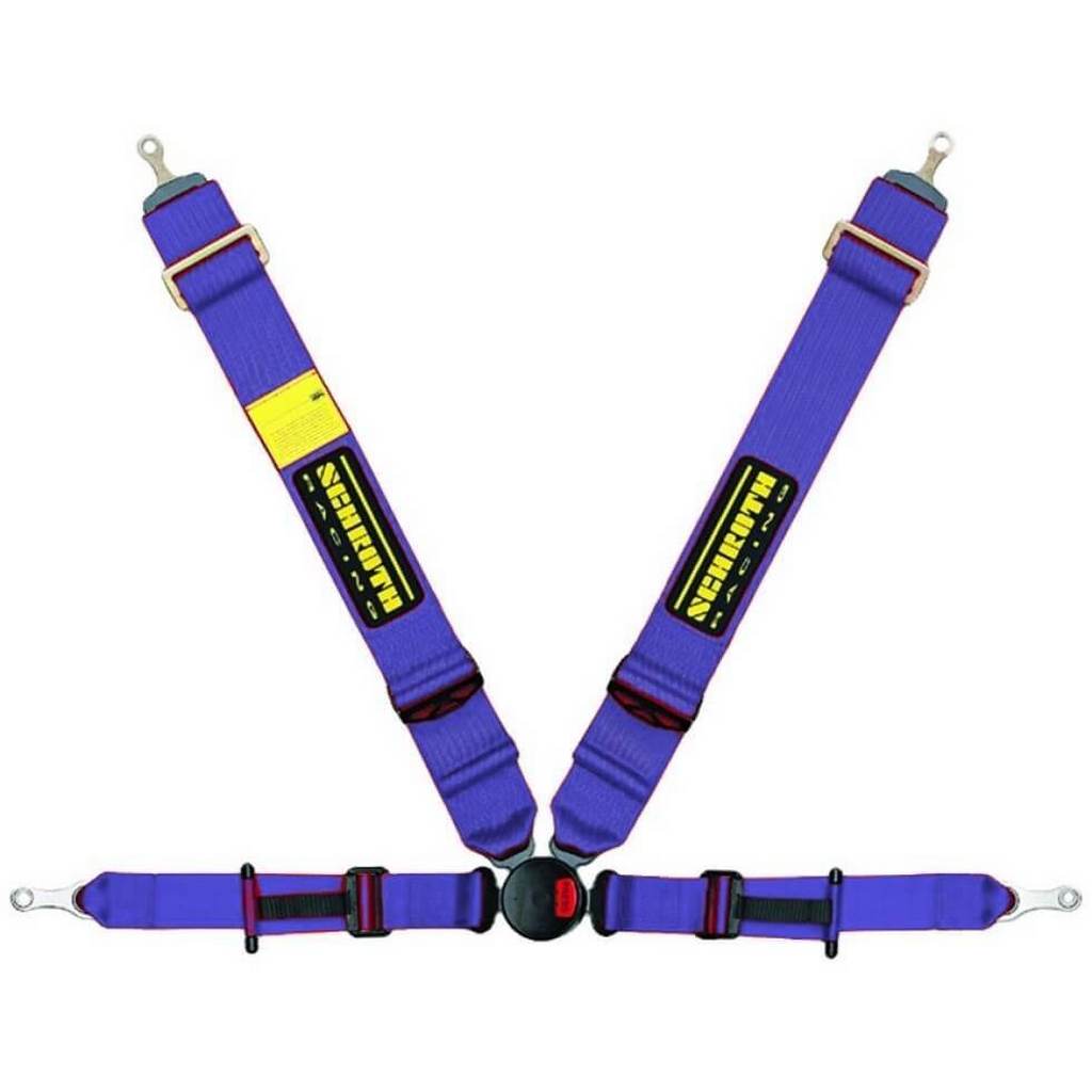 SCHROTH 20170 Racing Harness Profi 2-FE ASM 4-Point Left, Blue Photo-0 