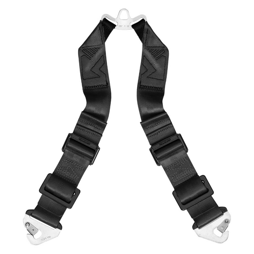 SCHROTH 49014 (49002) T-Bar Crutch Strap Anti-sub Strap 2, Black Photo-0 