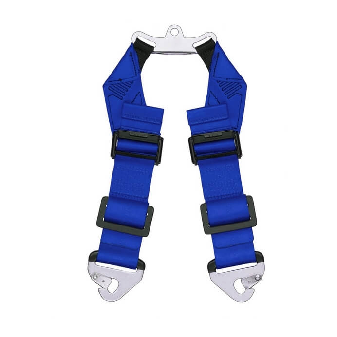 SCHROTH 49114 (49102) T-Bar Crutch Strap Anti-sub Strap 2, FIA, Blue Photo-0 