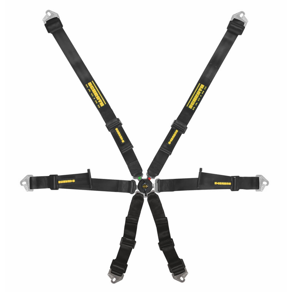 SCHROTH 94550A-0 Seat Belt Profi 6-point 2“ (50 mm) 2x2 FHR Black for BMW M2 (G87) / M3 (G80) / M4 (G82) Photo-0 