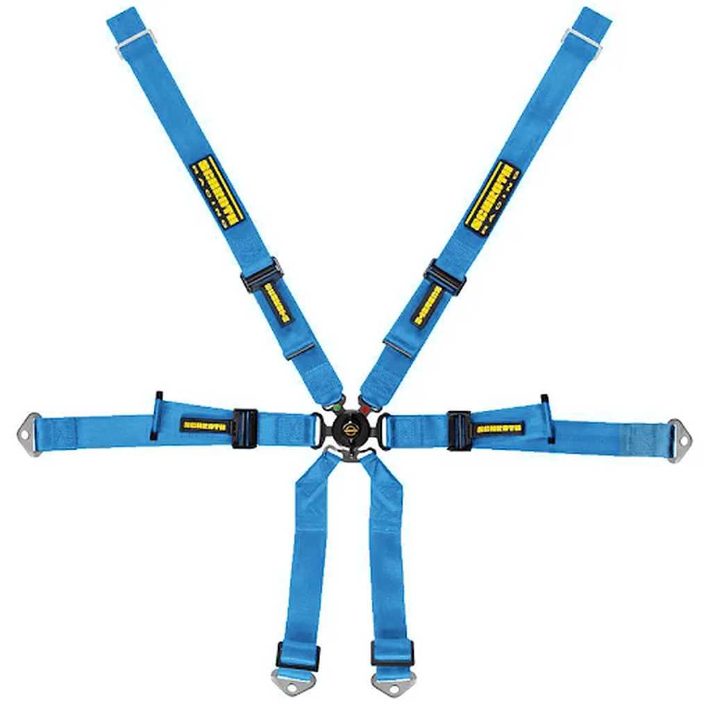 SCHROTH 94660-1 Racing Harness Profi 2x2 6-Point, Blue for PORSCHE 911 GT3 / GT3RS (991 / 992) Photo-0 