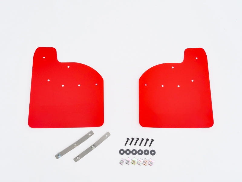 CUSCO 1C5 851 FR Mud Flaps Front (red) for TOYOTA RAIZE (A200A) 2019- Photo-0 