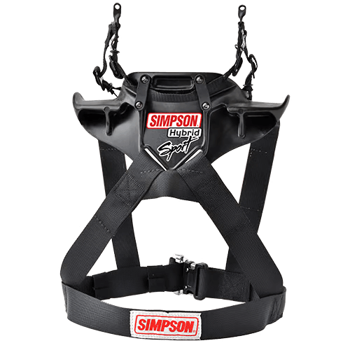 Simpson HS.XLG.11.M61.FIA Neck Restraint Hybrid Sport X-LARGE Adjustable sliding tether w/ M61 quick release helmet anchors Photo-1 