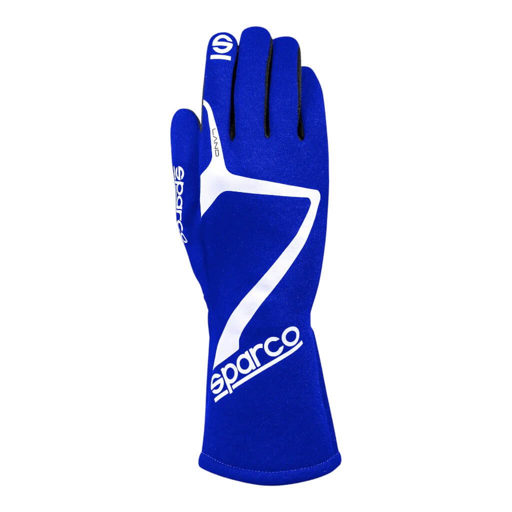 SPARCO 00136606EB Racing Gloves Land 2025, Blue, Size 06 Photo-0 