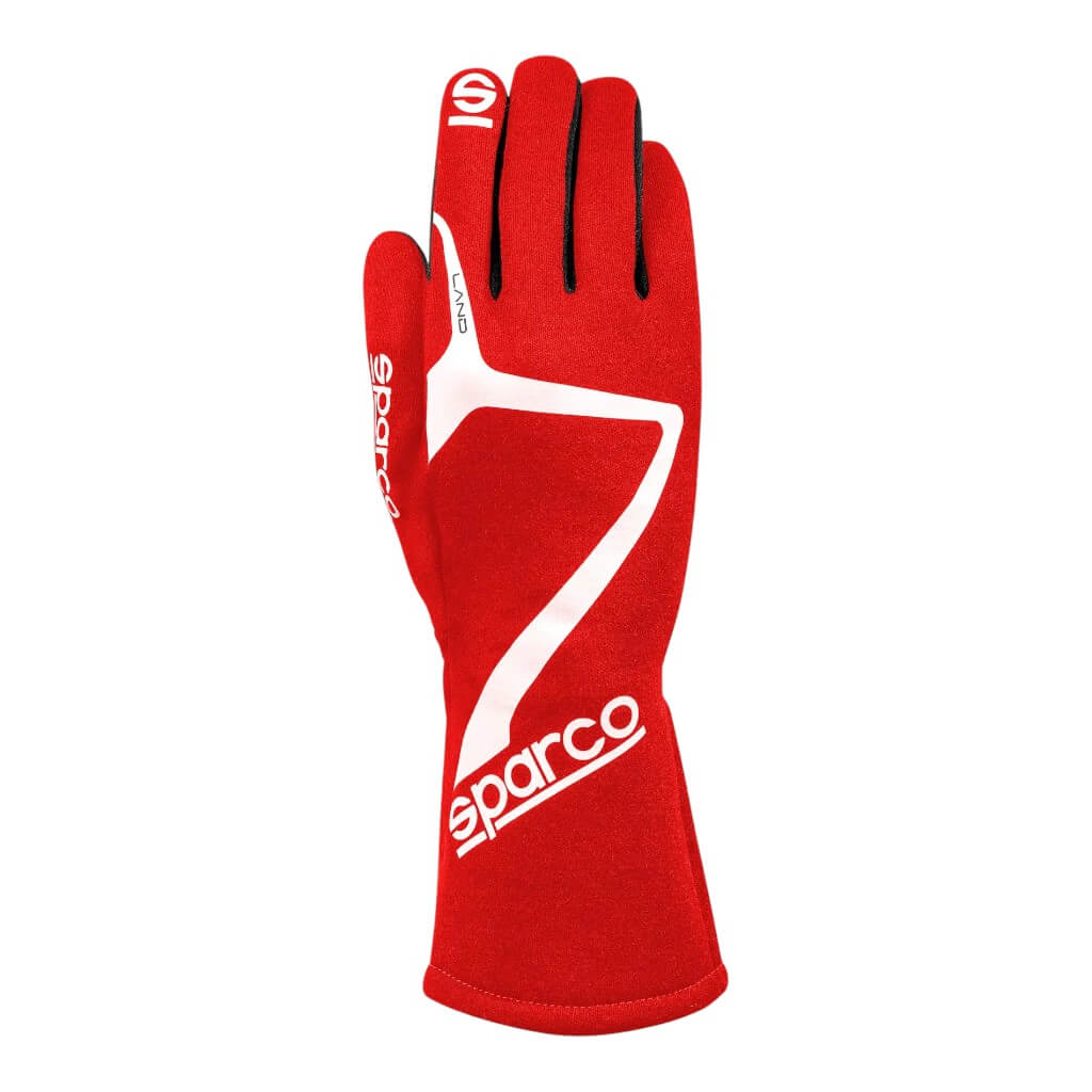 SPARCO 00136606RS Racing Gloves Land 2025, Red, Size 06 Photo-0 