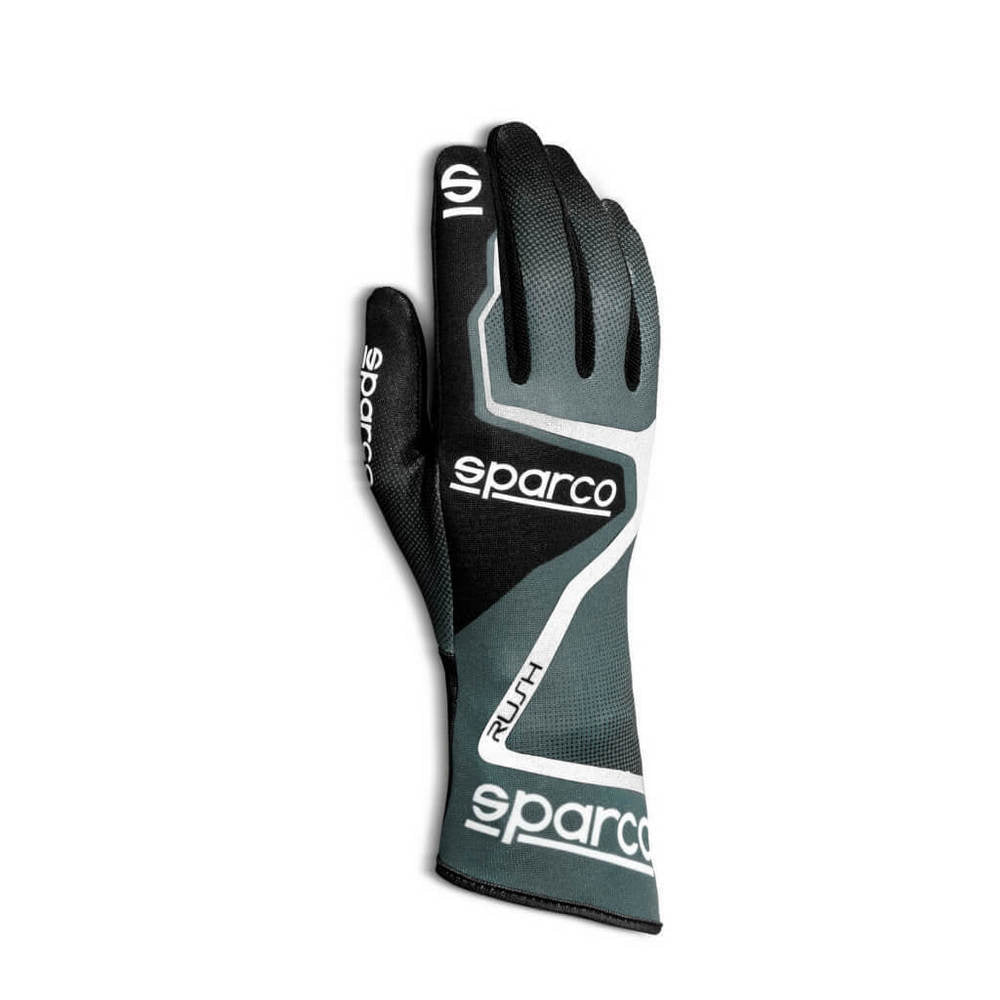 SPARCO 00255608GRNR Kart gloves RUSH, grey/black/white, size 8 Photo-0 