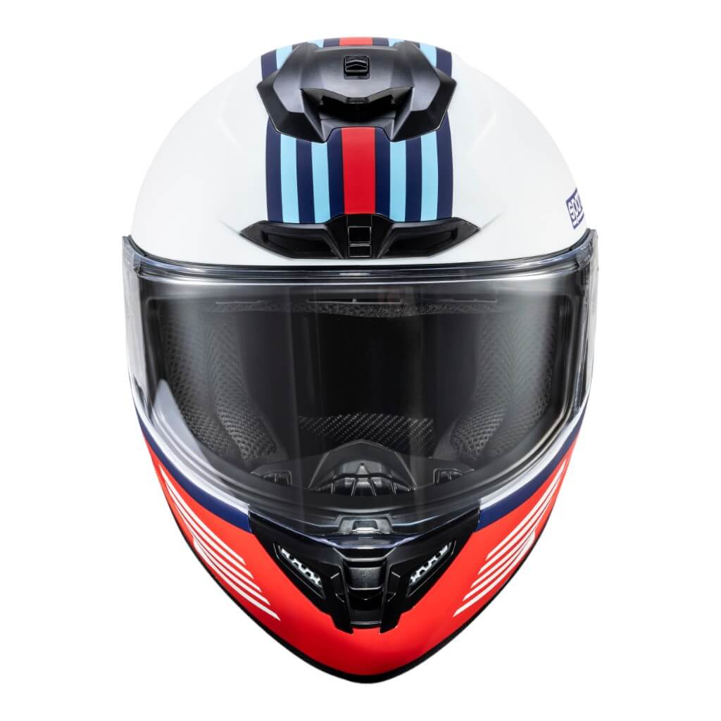 SPARCO 003378MRBI3L Full-Face Racing Helmet X-Pro ECE06 MR, White, Size L Photo-1 