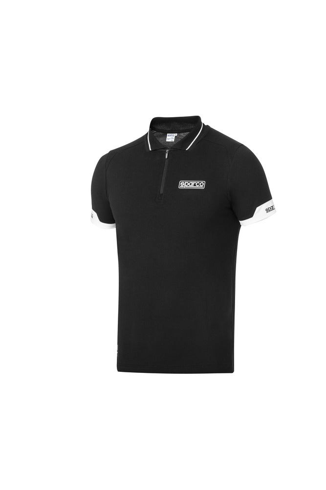 SPARCO 013036NR2M Polo zip black M Photo-0 